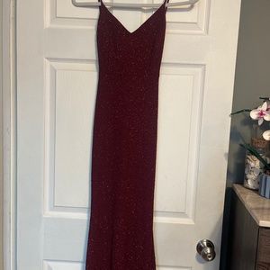 Maxi open back dress
